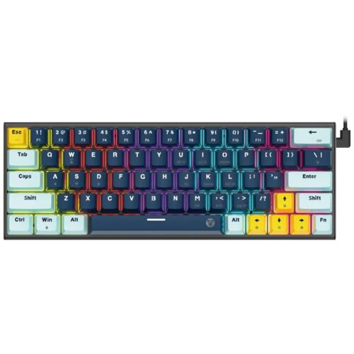 Fantech tastatura mehanička gaming MK874 rgb atom 63 navy (blue switch) Cene