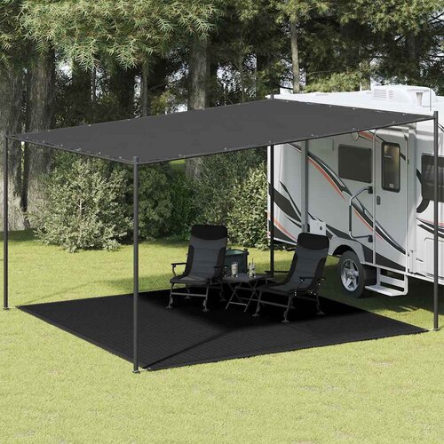  Tepih za &scaron;ator 400 x 400 cm crni HDPE Cijene