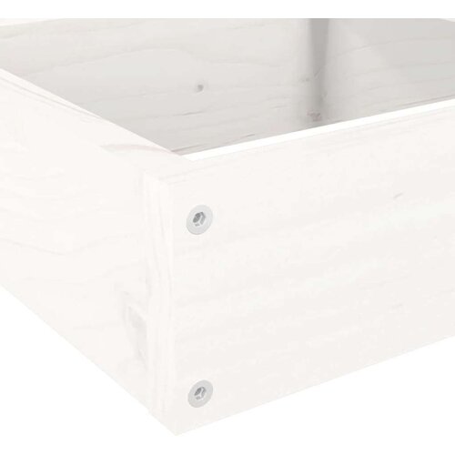  Sadilica s 4 razine 106x104 5x36 cm bijela od borovine Slike