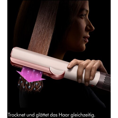 Dyson pegla za kosu Airstrait s integriranim če&amp;scaron;ljem Ceramic Pink/Rose Gold Slike