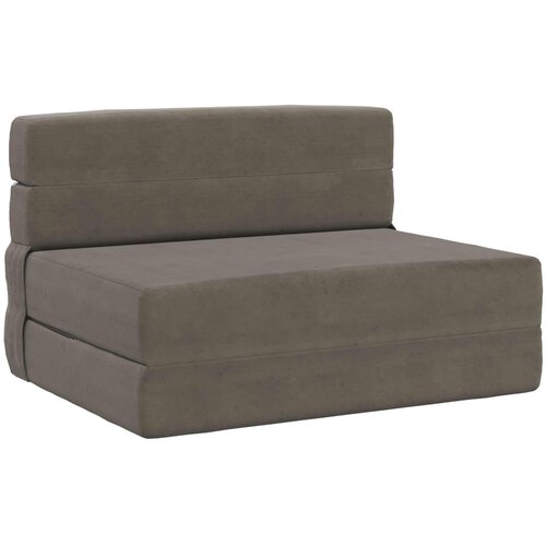 SOFA na razvlačenje Svjetlosiva 100 x 80 x 60 cm Tkanina Slike