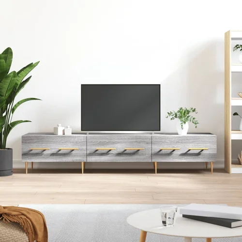 The Living Store TV omarica siva sonoma 150x36x30 cm inženirski les - TV Omarica, (21429882)