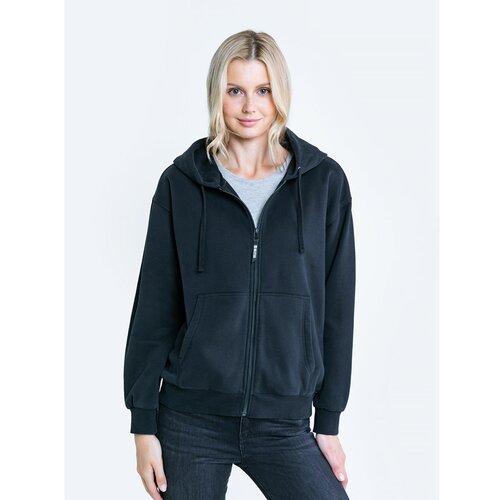 Big Star woman's zip hoodie sweat 171368 Knitted-906 Slike