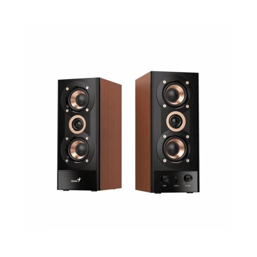 Genius SP-HF800BT zvučnik 20 W RMS, Bluetooth 5.3 i USB reprodukcija, drveno kućište Cene