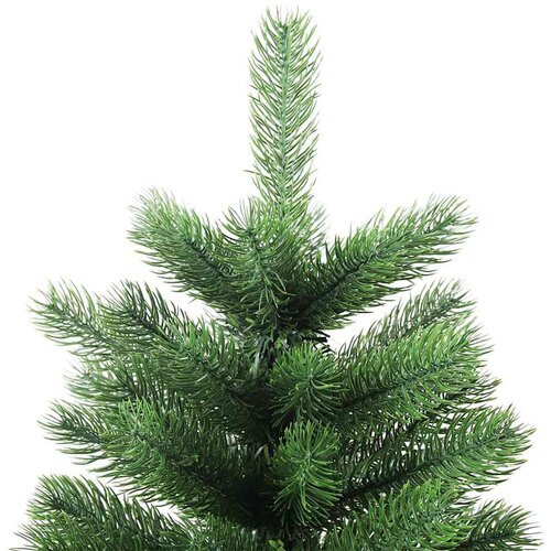  Umjetno osvijetljeno božićno drvce s kuglicama 90 cm zeleno Slike