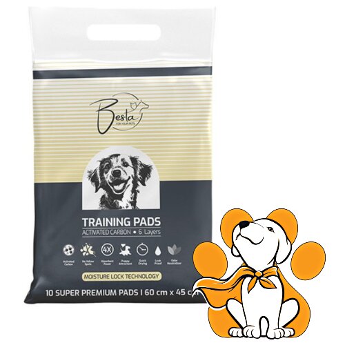 BESTA super premium prostirke za pse 10 kom, 60x45cm Slike