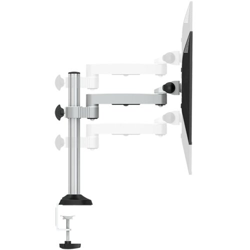 4SMARTS nosilec za monitor ErgoFix H2 - enojni, srebrn Cene
