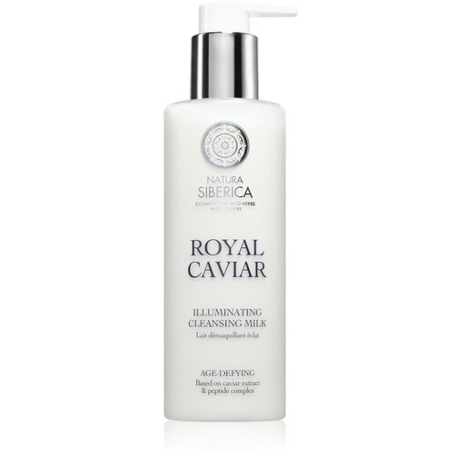 Natura Siberica Royal Caviar posvjetljujuće mlijeko za či&amp;scaron;ćenje s kavijarom 200 ml Slike