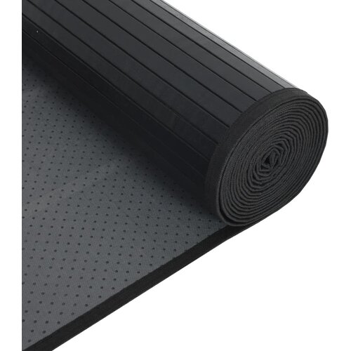  Tepih pravokutni crni 60 x 1000 cm od bambusa Slike