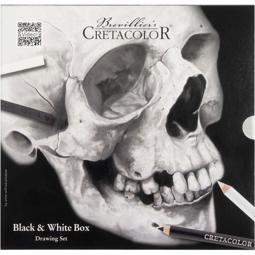  Umjetnički set Cretacolor Black&White Box / School edition 25/1 Cene
