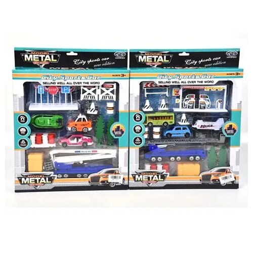 Magic Toys Prometni igralni komplet z vozili in dodatki v več različicah Cene