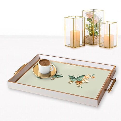 Aberto Design Poslužavnik TPB9932 50 x 29 x 3.5 cm, Šareni Cene