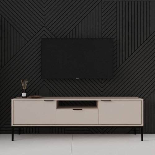 TV komoda AUSTIN 175 - cashmere - crna Cene