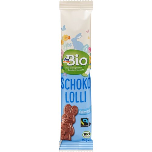 dmBio Mlečna čokolada u obliku zeca na &amp;scaron;tapiću 15 g Slike
