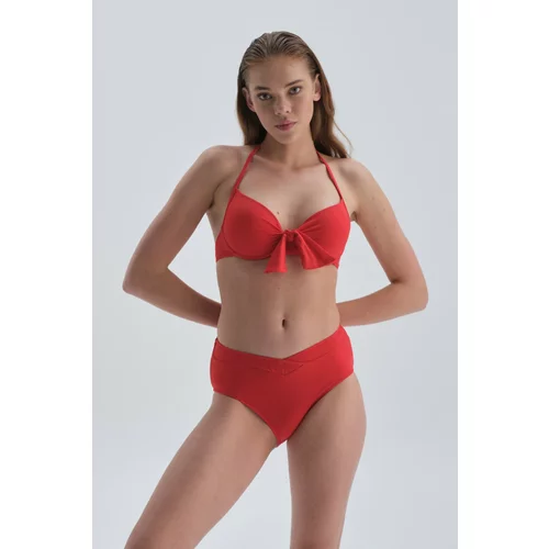 Dagi Bikini Top - Red - Plain