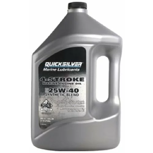 Quicksilver 4-Stroke Marine Oil Synthetic Blend 25W-40 4L