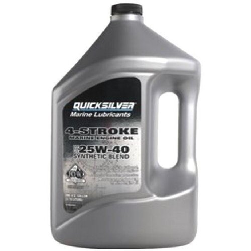 Quicksilver 4-Stroke Marine Oil Synthetic Blend 25W-40 4L Slike