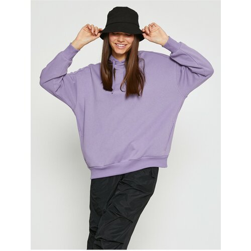 Koton Sweatshirt - Purple - Regular Slike