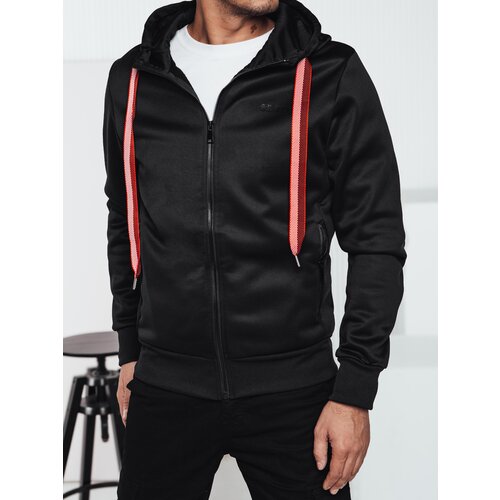 DStreet Bluza męska z kapturem czarna Slike
