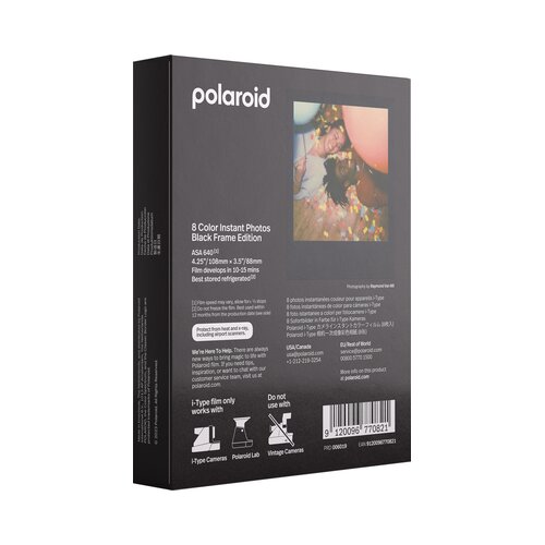 Polaroid ORIGINALS film za iType, barvni, enojno pakiranje, black frame Slike