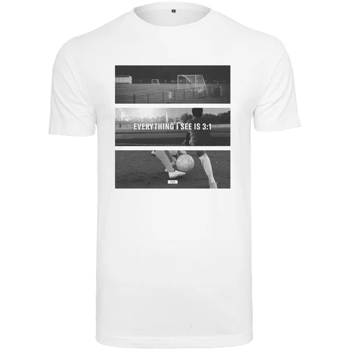 Merchcode Football Coming Home 3:1 Tee white