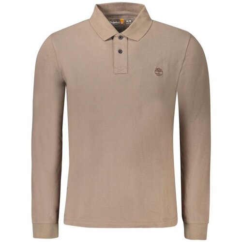 Timberland Mu&amp;scaron;ka Dugorukavna Polo Majica, Smeđa Slike