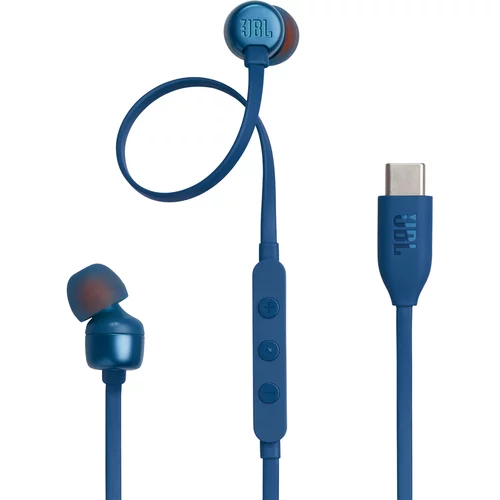Jbl USB-C žične slušalke Tune 310C, modre