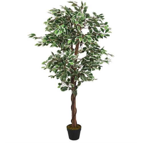 vidaXL Umeten fikus 630 listov 120 cm zelen Cene