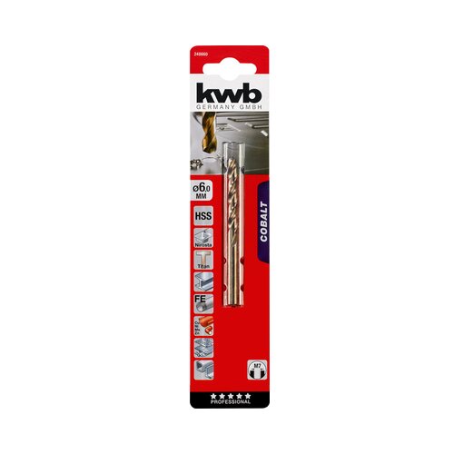 KWB HSS Cobalt burgija za metal 6.0, DIN 338 Cene