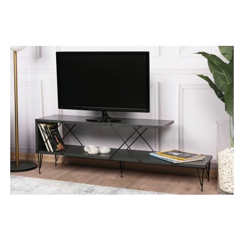 Hanah home tv polica street anthracite Slike