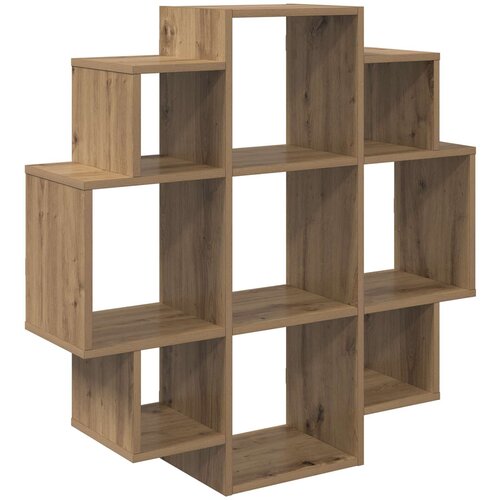 vidaXL Stenska polica Artisan hrast 90 x 25 x 90 cm Inženirski les, (5000307433) Cene