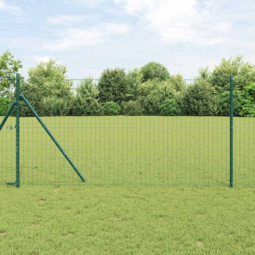 Euro ograda 1,2 x 25 m Željezo prekriveno PVC-om Zelena Cijene