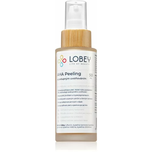 Lobey Skin Care piling za obraz z AHA 50 ml