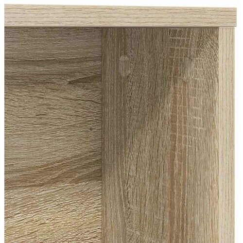 VidaXL Stol s policom sonoma hrast 91 x 50 x 149 cm Konstruirano drvo Slike