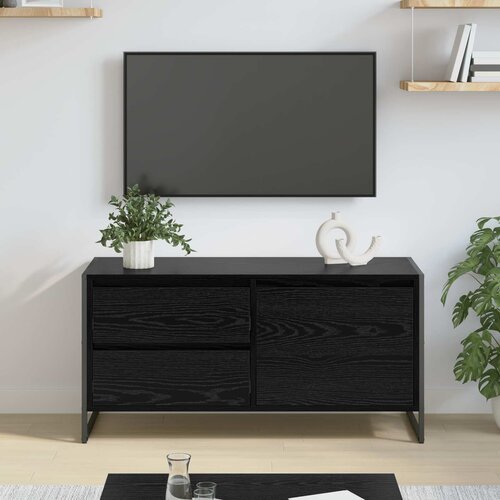 TV ormar Crni hrast 100 x 36 x 49.5 cm Konstruirano drvo Cijene