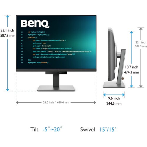 BenQ RD280U LCD zaslon Energetska učinkovitost 2021 G (A - G) 71.6 cm (28.2 palac) 3840 x 2560 piksel 3:2 5 ms utičnica Slike