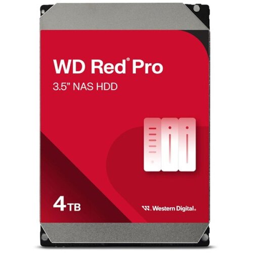 HDD HDD WD 4TB SATAIII 256MB 7200 WD4005FFBX Red Pro Slike