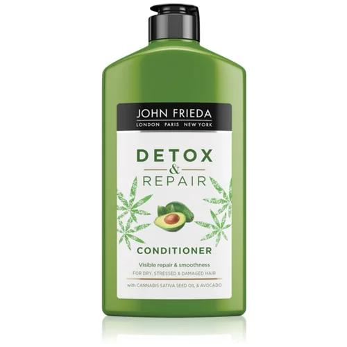 John Frieda Detox & Repair detoksikacijski regenerator za čišćenje za oštećenu kosu 250 ml