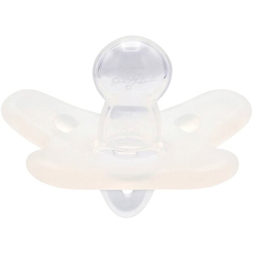 Canpol 100% Silicone Soother 0-6m Symmetrical duda White 1 kom Slike