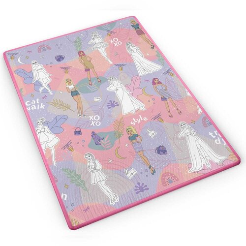 Ricokids model Fashion XXL podloga za bojanje + flomasteri GRATIS 120 x 90 x 0,3 cm Slike