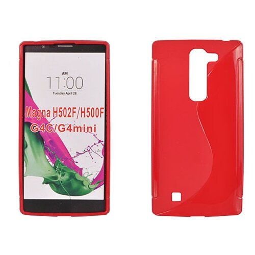  S silikonski ovitek lg G4c / G4 c / G4 mini / magna rdeč Slike