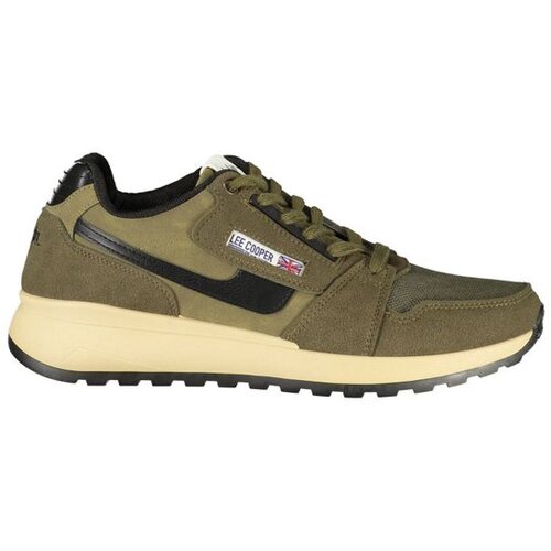 Lee Cooper mu&amp;scaron;ke tenisice LCM628120 s crnim detaljima maslinastozelene Slike