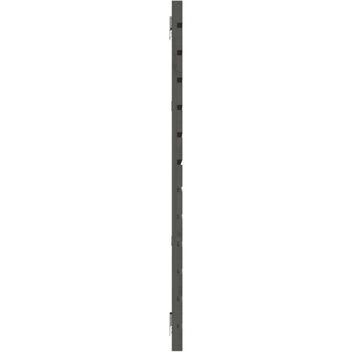  Zidno uzglavlje sivo 206x3x91,5 cm od masivne borovine Slike