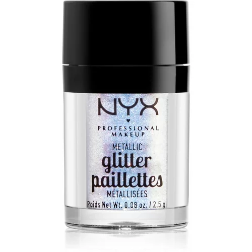 NYX Professional Makeup Glitter Goals metalik šljokice za lice i tijelo nijansa 05 Lumi-lite 2.5 g