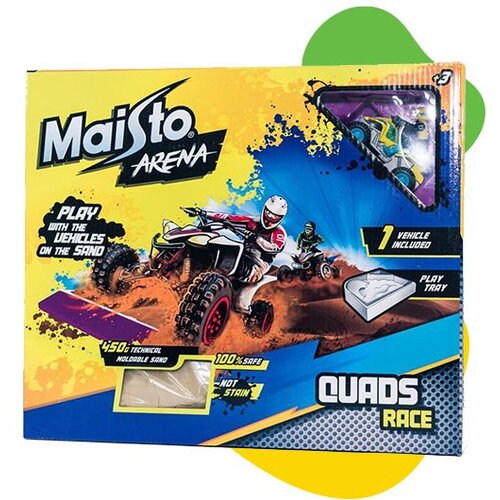 Maisto Set Sand Arena Quad Race Slike