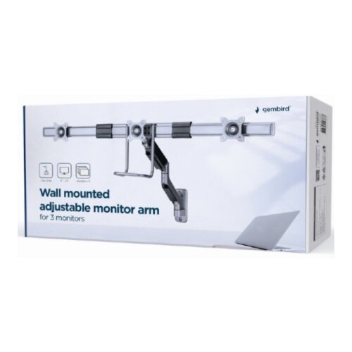 Gembird MA-WA3-01 Stenska nastavljiva roka za monitor za 3 m Slike