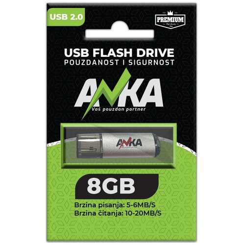  USB FLASH DRIVE 8GB 2.0 WS5-6MB/S RS 10-20MB/S ANKA Cijene