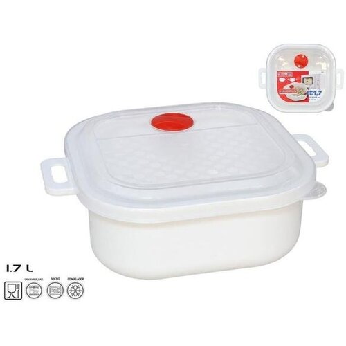 Posuda S POKLOPCEM 1,7L ZA MIKROVALNU PVC Slike