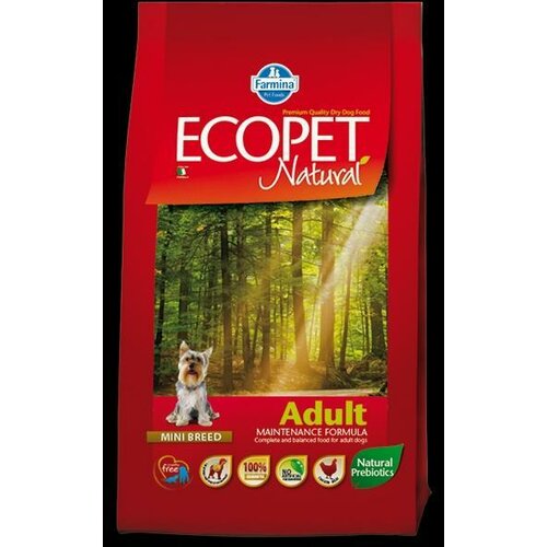 ECOPET NATURAL suva hrana za odrasle pse malih rasa, 12kg Slike