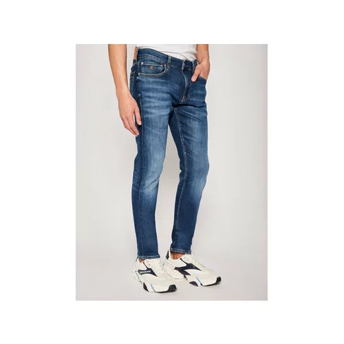 Calvin Klein Jeans Jeans hlače Da142 J30J315354 Mornarsko modra Slim Fit